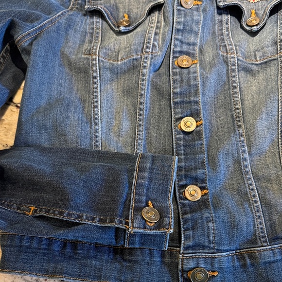 Hudson Vintage Style Blue Denim Jacket - Picture 9 of 11